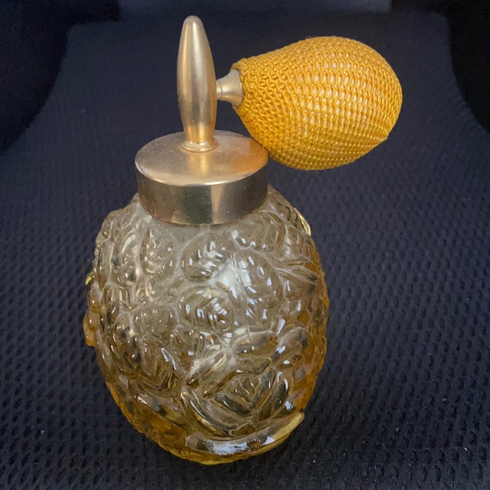 Vintage atomizer perfume bottle.